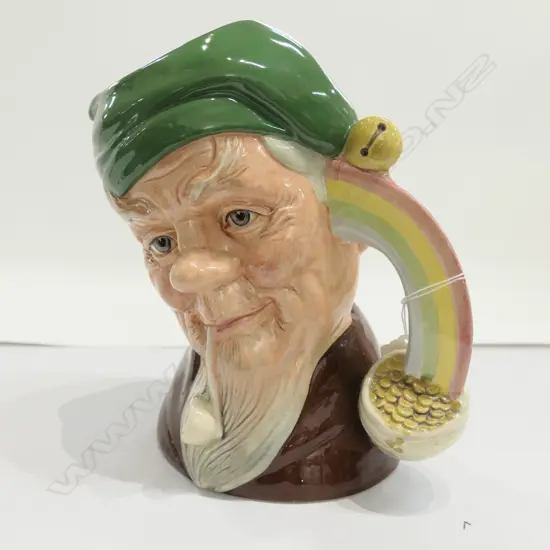 R/D CHARACTER JUG 'LEPRECHAUN' LARGE D6847
