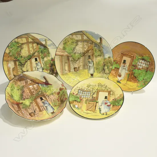 5 R/D GAFFERS PLATES + BOWLS DIA. 250MM