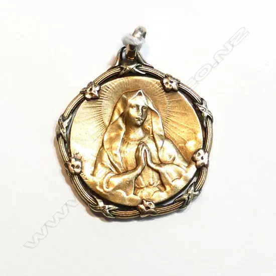 9CT GOLD OUR LADY MEDALLION 4.26GM