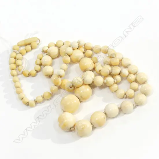 LONG IVORY NECKLACE