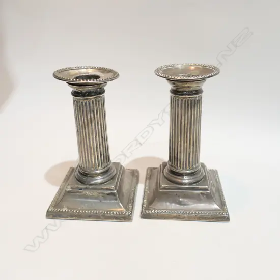 PR S/S COLUMN CANDLESTICKS H. 140MM