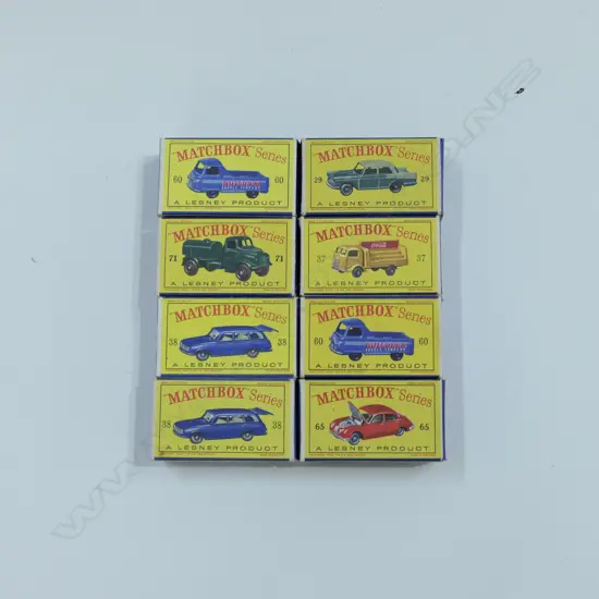 8 ASST MATCHBOX SERIES TOYS
