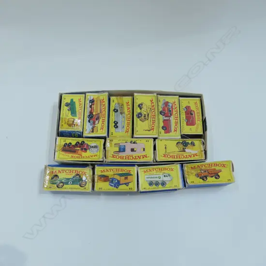 13 BOXED MATCHBOX TOYS