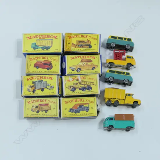 13 ASST BOXED AND UNBOXED MATCHBOX TOYS