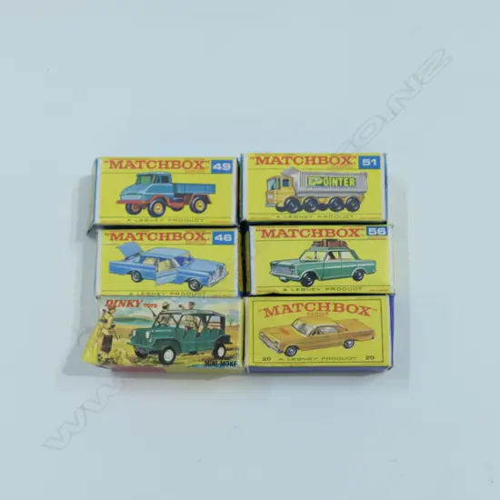 6 ASST MATCHBOX CARS