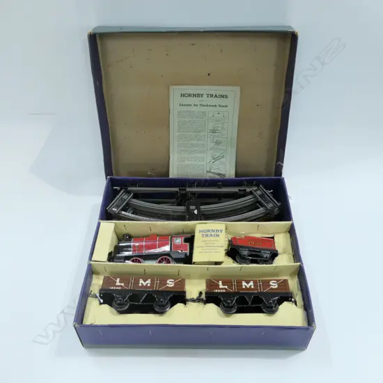 SIX BOXED HORNBY TYPE MI TRAINSET; 17361