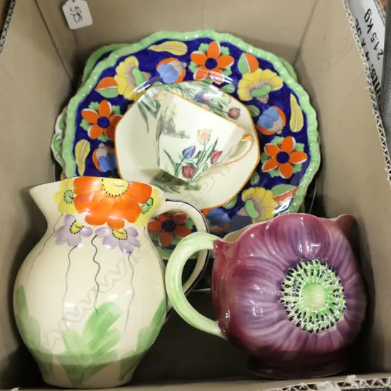 BOX OF ASSTD ENGLISH CHINA 