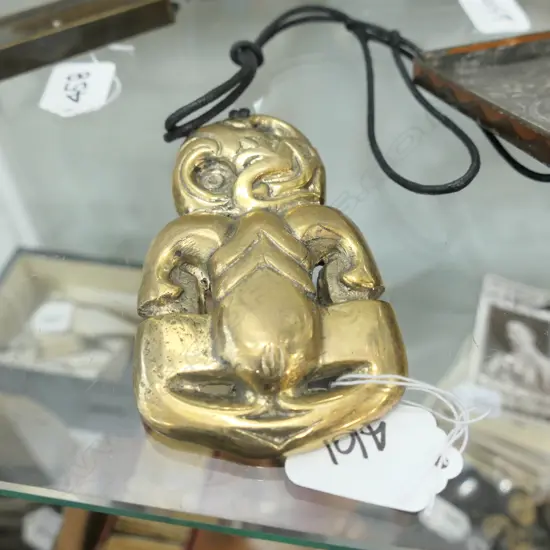 LG GREEN HEI TIKI PENDANT H. 120MM