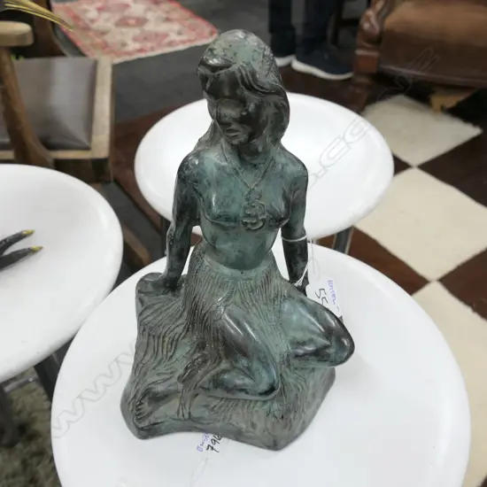 BRONZE FIGURE, PANIA OF THE REEF, H. 280MM