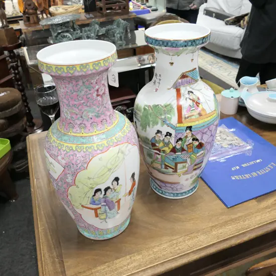 PAIR OF ASIAN VASES