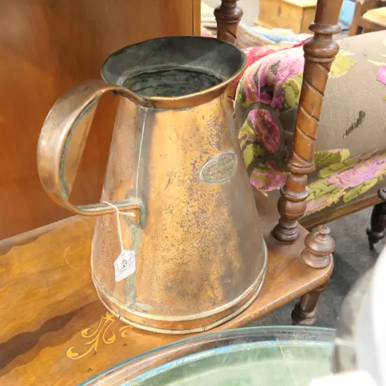 HOLDEN AND KIRK COPPER JUG H 270 MM