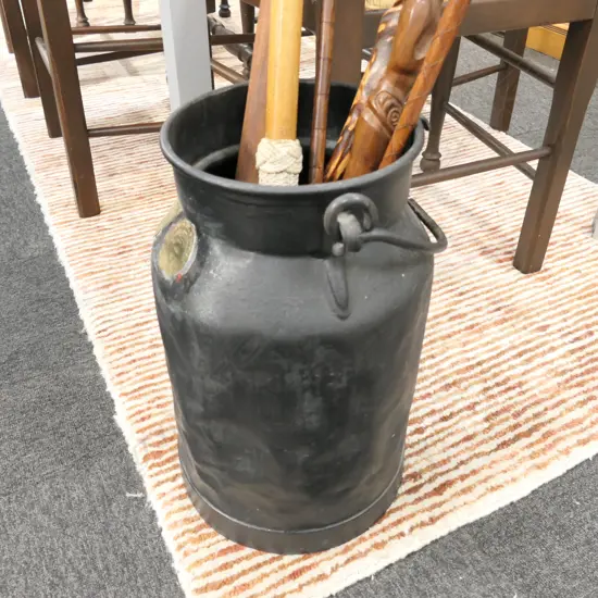 HIKURANGI DAIRY CO ANTIQUE MILK CAN  H 440 MM