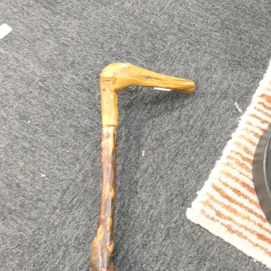 NATURAL WOOD WALKING STICK H860 MM