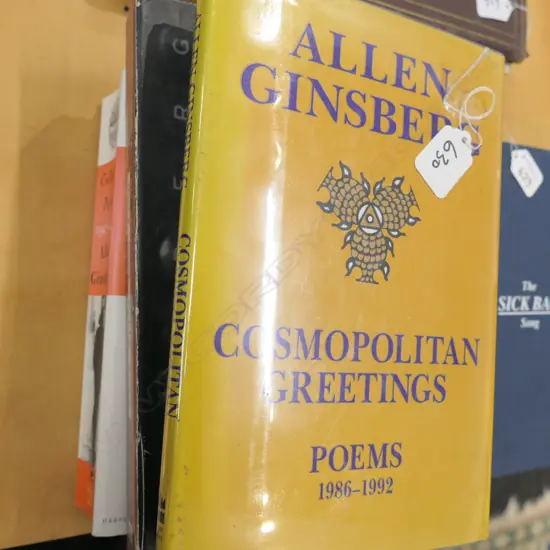 ASST  A GINSBERG BOOKS CDS ETC ONE MISSING