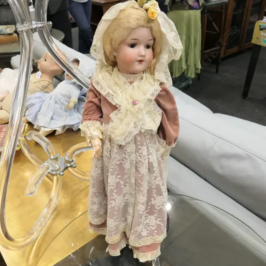 GERMAN A-M 390 PORCELAIN DOLL