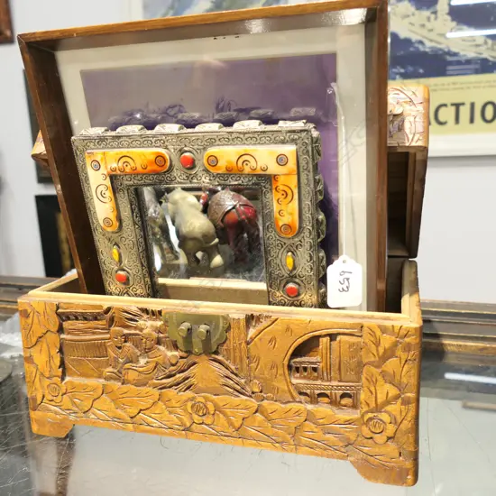 SMALL CAMPHOR BOX / EASTERN MIRROR / PRINT