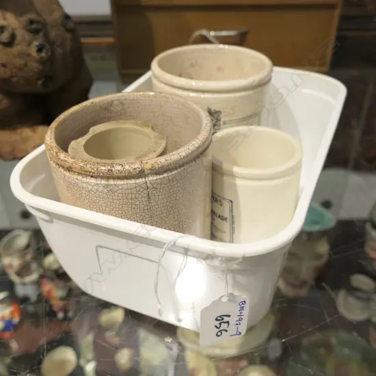 5X ANTQIUE SEVILLE MARMALADE JARS