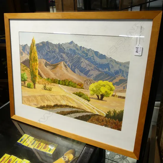 E J WEBER ADVANCE PEAK FROM MACETOWN 340 x 490mm