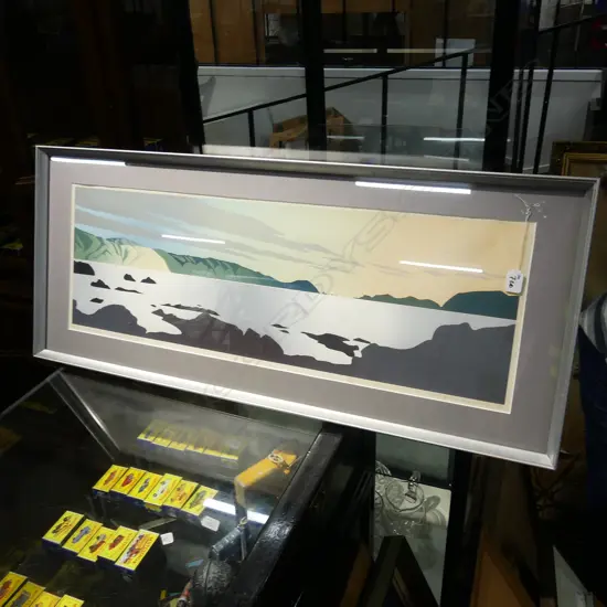 MALCOLM WARR SCREENPRINT - WELLINGTON HEADS 1110MM X 430MM; 17094