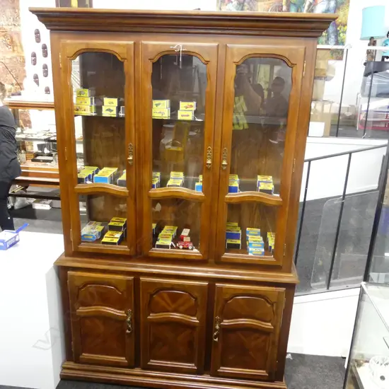 GLASS FRONTED CABINET H. 2030 MM