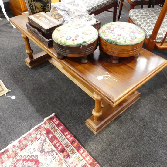 WOODEN COFFEE TABLE H. 420 MM L. 1240MM