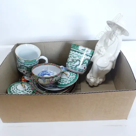 LOT 'ORIENTAL' PORCELAIN