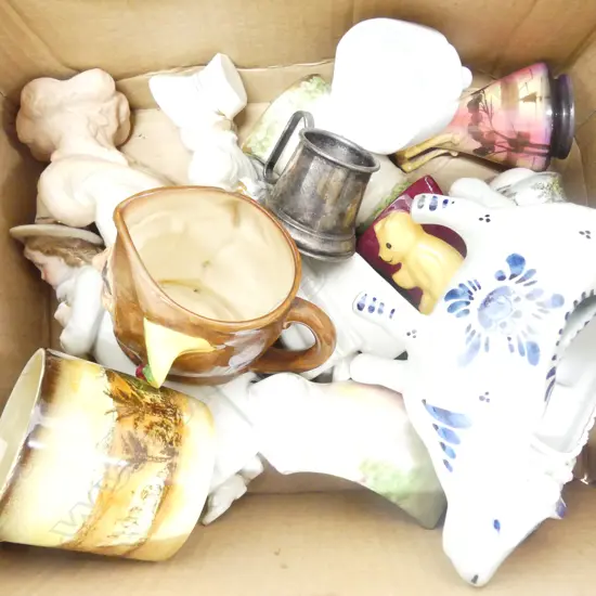 LOT DOULTON/BAYREUTH/FIGURES/DELFT/ HOMELAND ETC