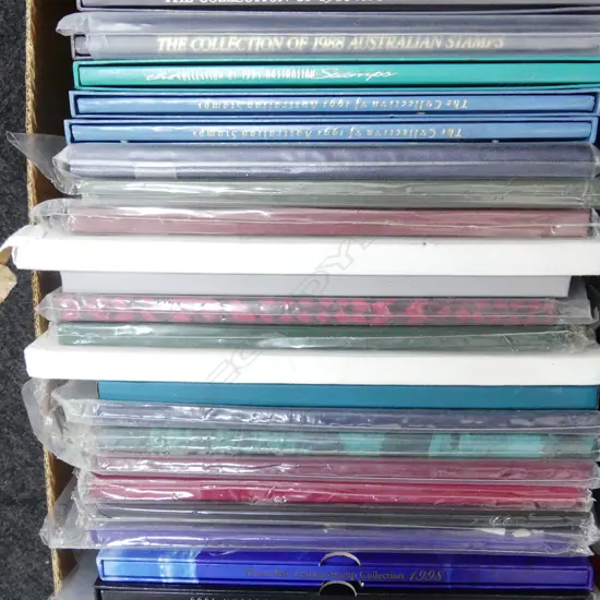 30X ASSTD. NZ STAMP COLLECTION BOOKS 