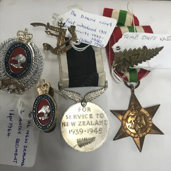 SERVICE MEDALS, TRAINEE BADGE AND OTHERS