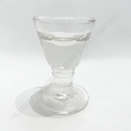 VICTORIAN PENNY LICK GLASS[MFG FAULTS]