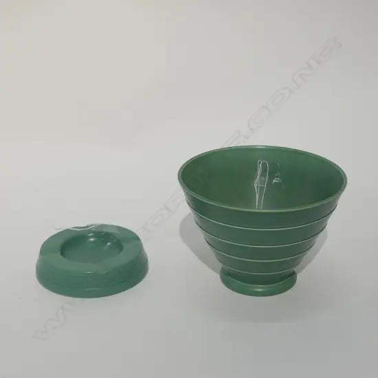 KEITH MURRAY WEDGEWOOD VASE (A/F) AND ASHTRAY