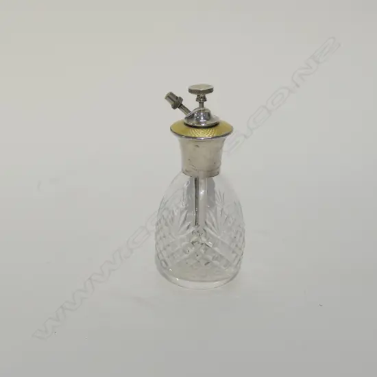 SILVER & ENAMEL PERFUME ATOMISER