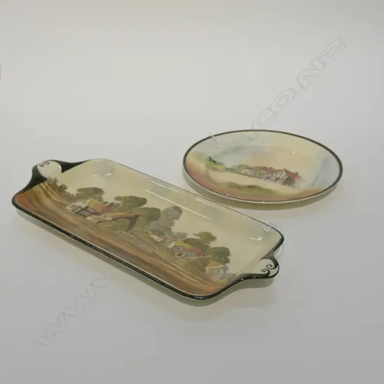 2 R/DOULTON PLATES RED ROOF
