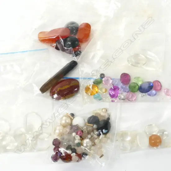 GEMSTONES, AGATE, ROCK CRYSTAL, ETC