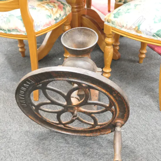 SWEDISH CAST IRON WHEAT-MILL H. 600MM