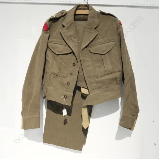 VINTAGE ROYAL N.Z ENGINEERS UNIFORM JACKET AND PANTS