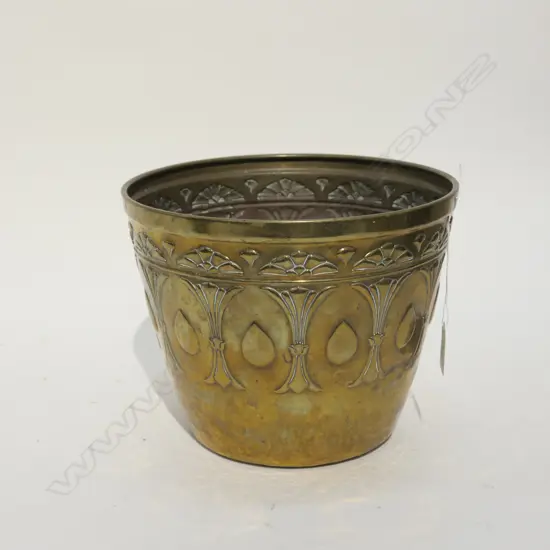 ARTS AND CRAFTS BRASS JARDINIER