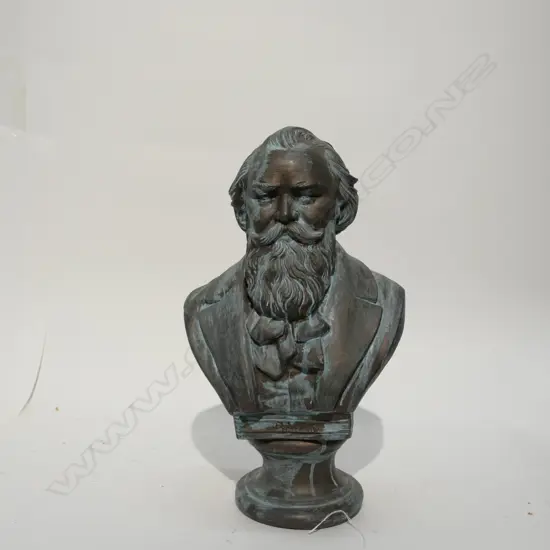 PLASTER BUST OF BRAHMS