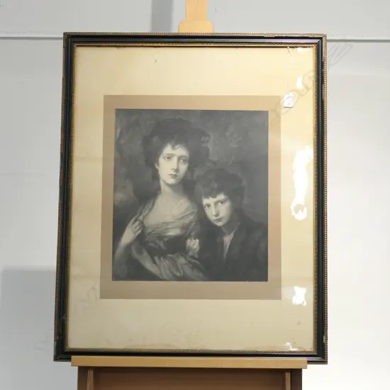 GAINSBOROUGH PRINT 'MISS LINLEY & HER BROTHER'