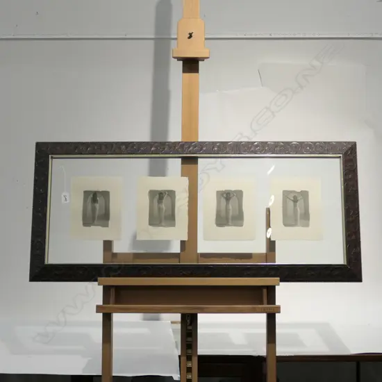 NUDE STUDY IN ART NOUVEAU STYLE FRAME 1060 X 460MM