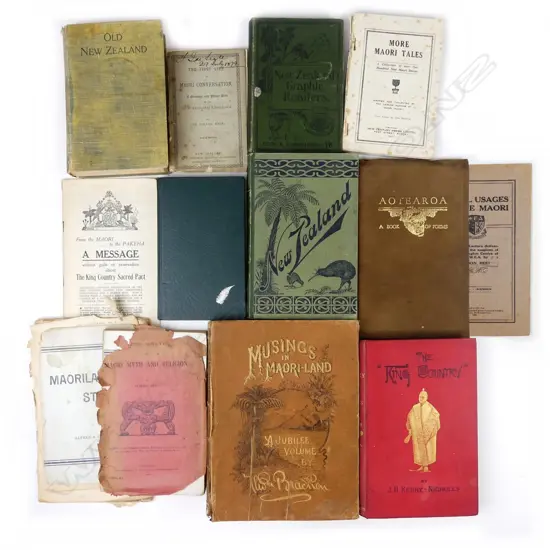 ASST BOOKS ON N.Z, THE KING COUNTRY ETC