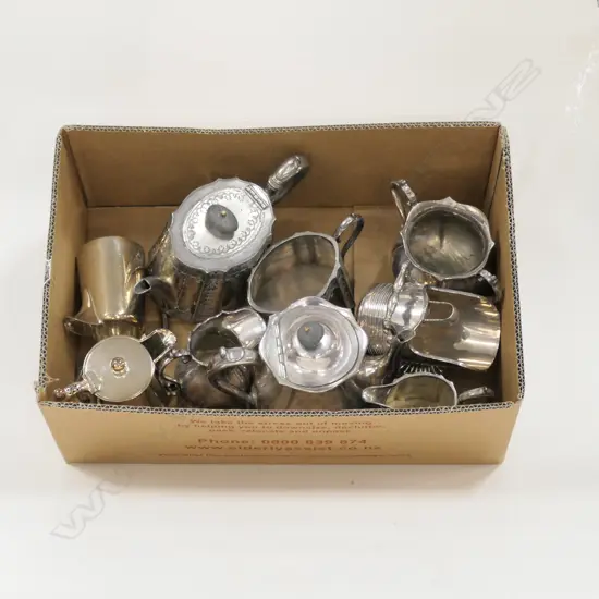 LOT ASST  EP WARE/LABELS/ TEAPOTS ETC