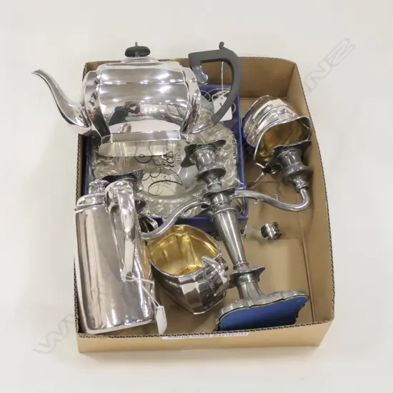 LOT ASST EP INCL. TEASET / CANDLESTICK ETC