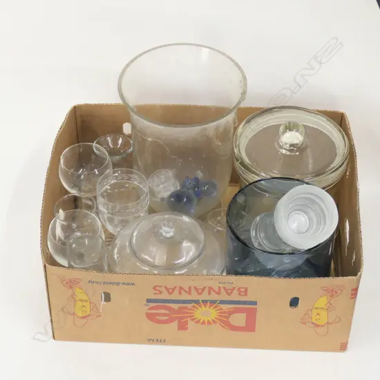 LOT ASST GLASSWARE