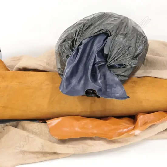 LARGE LOT OF ASST COLOURED LEATHER