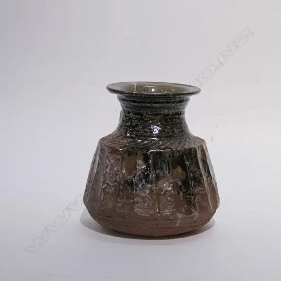 CARL VENDELBOSCH 1978 STUDIO POTTERY VASE LGE