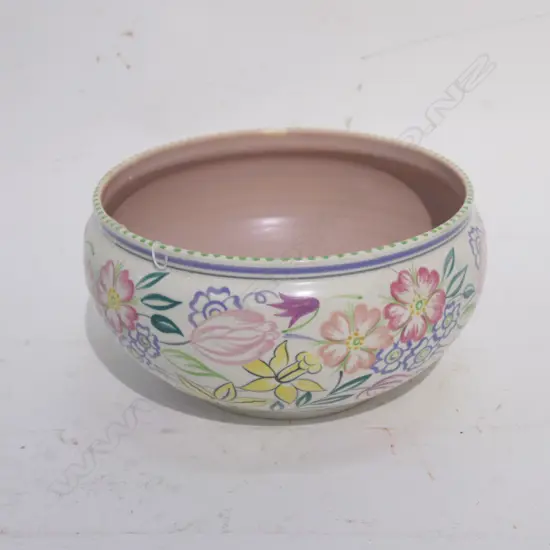 POOLE H /PAINTED BOWL DIA 220 MM