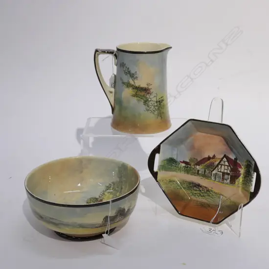 3 ROYAL DOULTON COUNTRY SERIES WARE PIECES