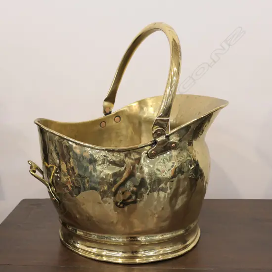 BRASS COAL SCUTTLE 