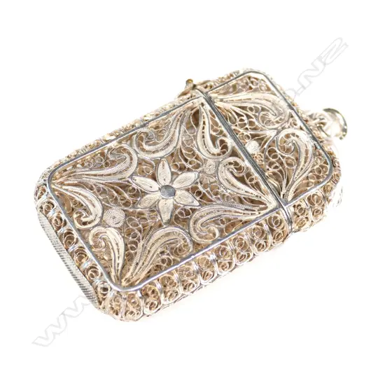 SILVER FILIGREE VESTA HINGE A.F